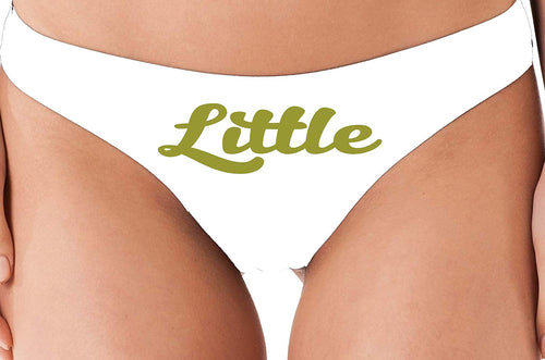 Knaughty Knickers Little White Thong for Your Submissive DDLG CGLG Princess