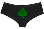 Knaughty Knickers - Queen of Spades Black Boyshort - for BBC Lovers