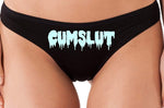 Knaughty Knickers Cumslut Panties Cum Slut Sexy Black Thong BDSM DDLG CGL Panty