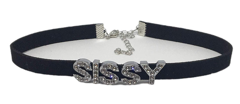Knaughty Knickers Sissy Rhinestone Choker Necklace for DDLG Hotwife Shared Owned Sexy Slut