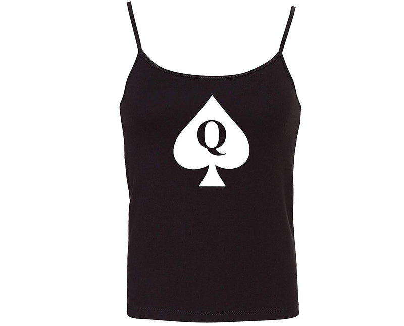 Knaughty Knickers Queen of Spades Flirty QofS for BBC Camisole Cami Tank Top Sleep Wear Fitted Scoop Neck