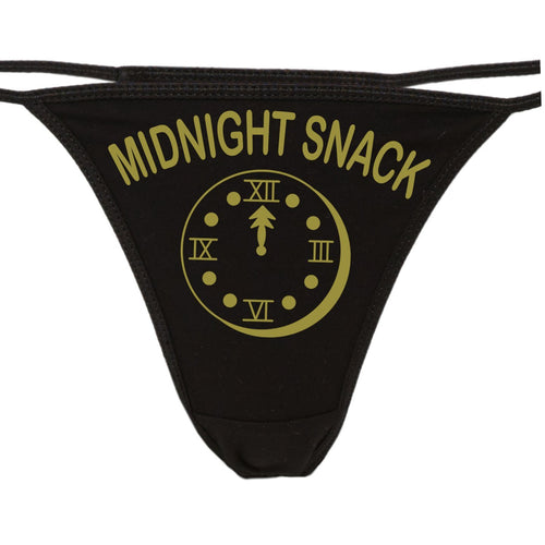 Knaughty Knickers - Midnight Snack Thong Underwear - Flirty Fun The Panty Game Bridal Shower All You can eat Panties