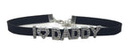 Knaughty Knickers I Love Daddy Rhinestone Choker Necklace for hotwife Queen of Spades Shared Slut