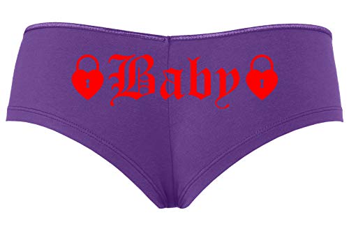 Baby  - Goth look - Owned Submissive - Purple Boyshort DDLG