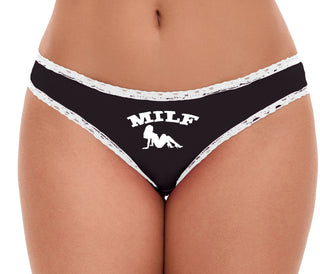 MILF - Black Bikini White Lace