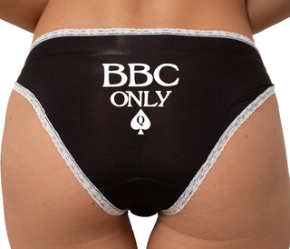 BBC Only - Queen Of Spades Bikini - Black with White Lace