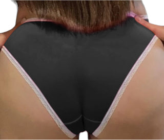 Queen Of Spades Symbol Logo - Black Bikini White Lace