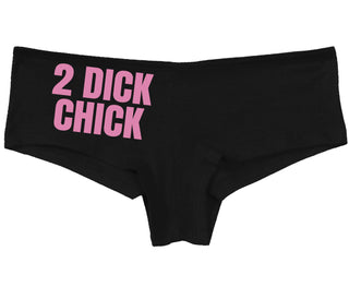 2 Dick Chick - Black Boy Short