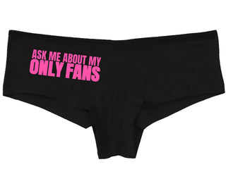 Ask Me About My Only Fans - Black Boy Short