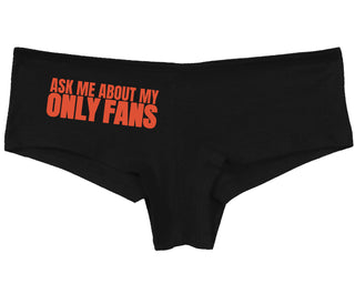 Ask Me About My Only Fans - Black Boy Short
