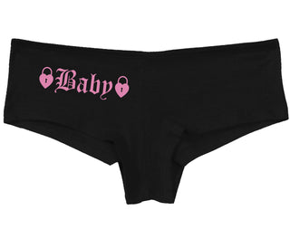 Baby Goth Look With Locks - Black Boy Short