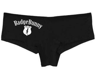 Badge Bunny for LEO Wife or Girlfriend - Black Boy Short