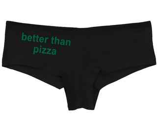 Better Than Pizza - Black Boy Short