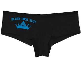 Black Cock Slut - Queen of Spades - Black Boy Short