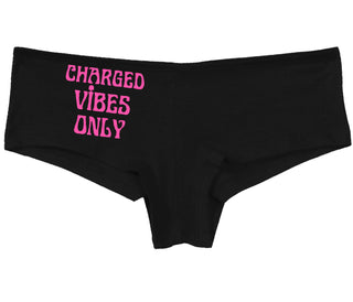 Charged Vibes Only - Black Boy Short
