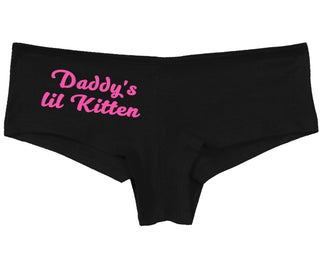 Daddys Little Kitten - Black Boy Short