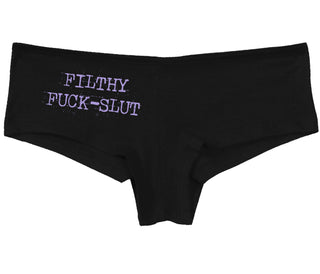 Filthy Fuck Slut - Black Boy Short