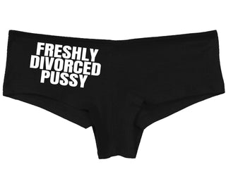 Freshly Divorced Pussy - Black Boy Short