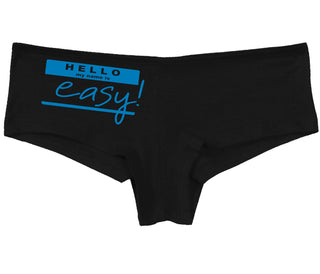 Hello My Name Is Easy - Black Boy Short