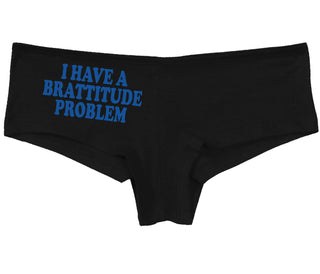 I Have A Brattitude Problem - Black Boy Short