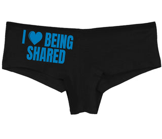 I Love Being Shared - Black Boy Short