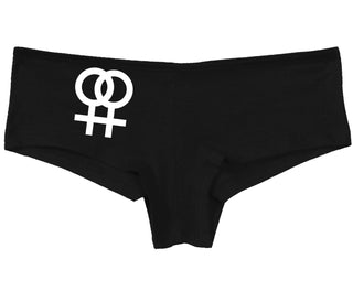 Lesbian Sign - Black Boy Short