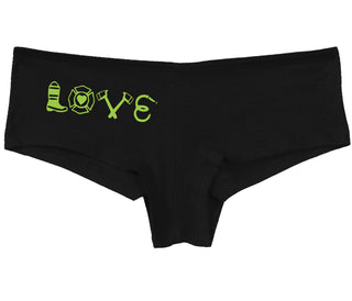 Love Fire Fighter - Black Boy Short