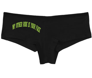 My Other Ride Is Your Face - Black Boy Short