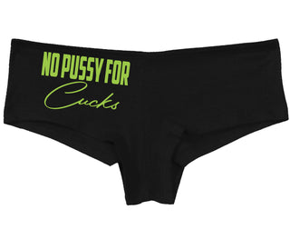 No Pussy For Cucks - Black Boy Short