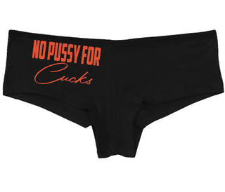 No Pussy For Cucks - Black Boy Short