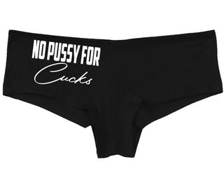 No Pussy For Cucks - Black Boy Short