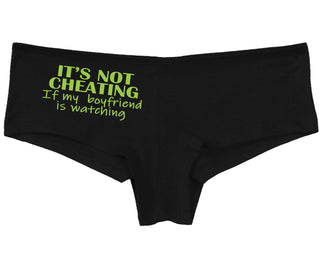 It’s Not Cheating If My Boyfriend Watches - Black Boy Short