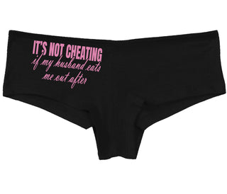 It's Not Cheating If My Husband Eats Me Out After - Black Boy Short