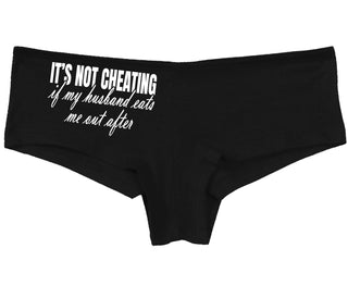 It's Not Cheating If My Husband Eats Me Out After - Black Boy Short