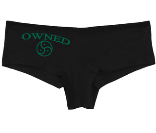 Owned With BDSM Symbol - Black Boy Short
