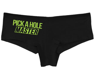 Pick A Hole Master - Black Boy Short
