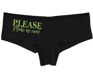 Please Make Me Cum - Black Boy Short