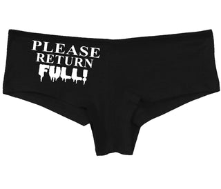 Please Return Full - Black Boy Short