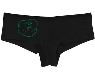 Valentines Day Candy - Lick Me - Black Boy Short