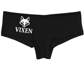 Vixen With Fox Logo - Black Boy Short