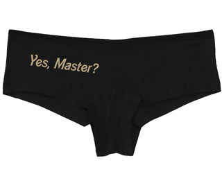 Yes Master ? - Black Boy Short