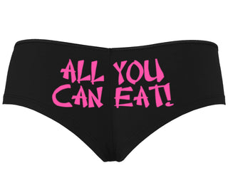 All You Can Eat Chinese Takaway Style - Black Boyshort