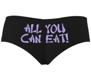 All You Can Eat Chinese Takaway Style - Black Boyshort