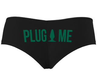 Anal Plug Me - Black Boyshort