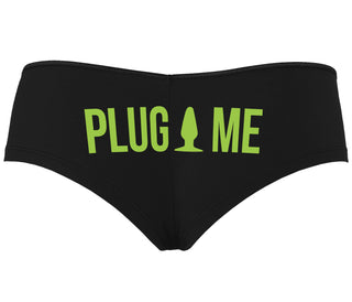 Anal Plug Me - Black Boyshort
