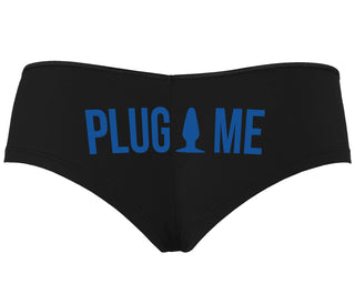 Anal Plug Me - Black Boyshort