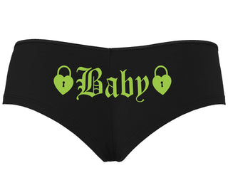 Baby Goth Look With Locks - Black Boyshort