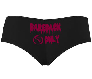 Bareback Only - Black Boyshort