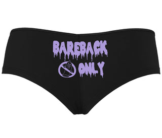 Bareback Only - Black Boyshort