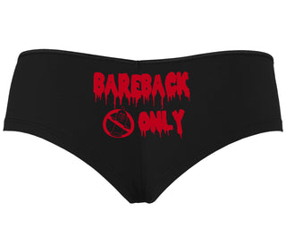 Bareback Only - Black Boyshort